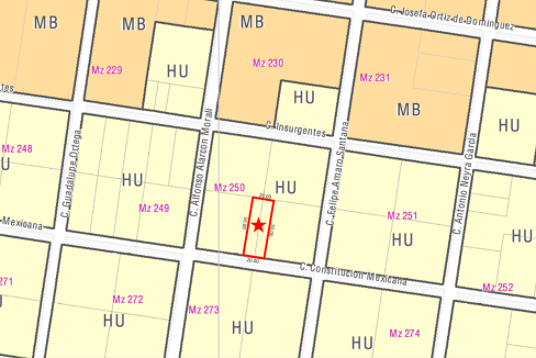 Doctores Constitución Mexicana 1,000 mts Terreno